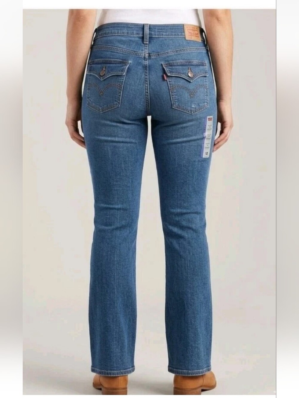 Vintage Y2k Levi's 515 Boot Cut Jeans Retired Discontinued Back Flap Pocket 12